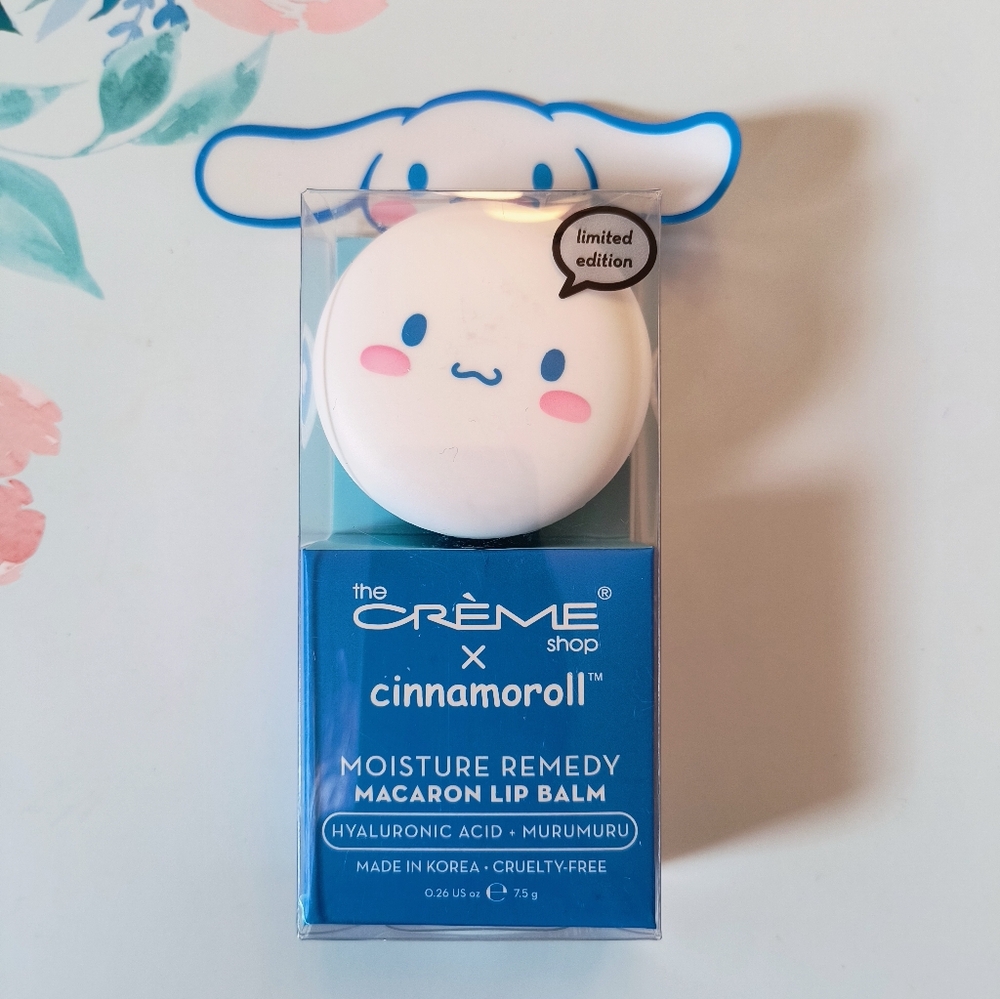 Sanrio Cinnamoroll Cinnamon Roll Lip Balm Moisture Remedy Macaron Lip Balm
